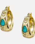 Fez Hoops | Turquoise