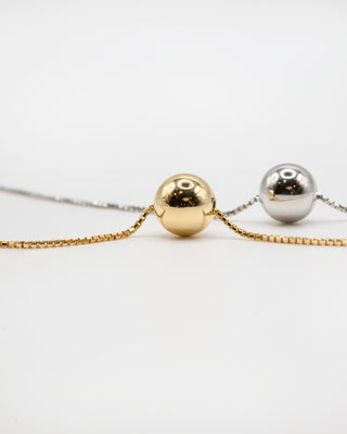 Box Chain Ball Necklace