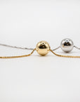 Box Chain Ball Necklace