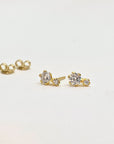Two Stone CZ Studs