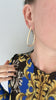 Open Drop Hoop Earrings | Brass Earrings P&K   