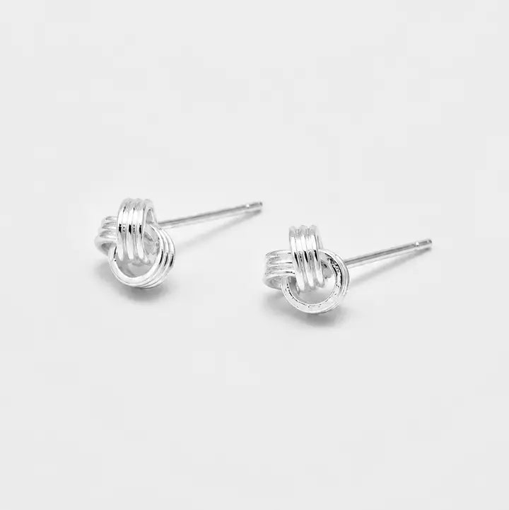 Knot Studs | Silver