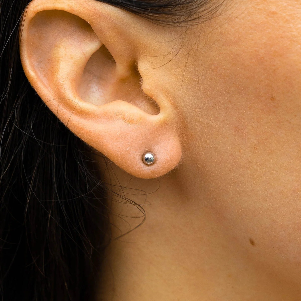 Staple Studs | Silver