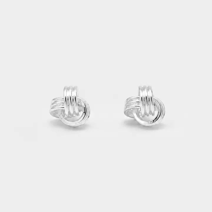 Knot Studs | Silver