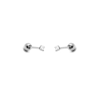 Ball Back CZ Stud | Single