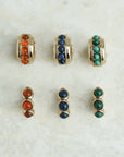Corynn Gemstone Huggies | Lapis Lazuli