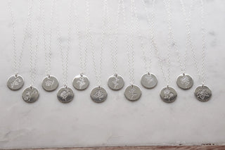 Birth Flower Necklace | Silver Necklaces LaaLee Jewelry   