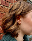 Tiny Bow Stud Earrings