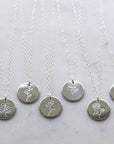 Birth Flower Necklace | Silver Necklaces LaaLee Jewelry   