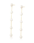 Valentina Pearl Drop Earrings Earrings Sahira Jewelry Design   