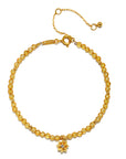 Lotus Gemstone Bracelet