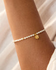 Lotus Gemstone Bracelet