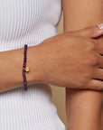 Tranquility Lotus Amethyst Bracelet