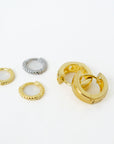 Tiny Rope Huggie Hoop | Single Earrings P&K   