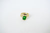 Green Crystal Wrap Ring Rings P&K 6  