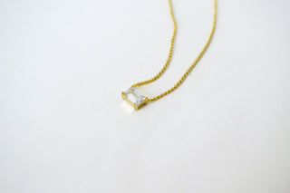 Diana Emerald Cut Necklace Necklaces P&K   
