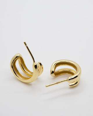 Small Double Hoop Earrings