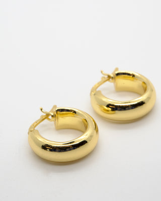 Classic Rounded Hoop Earrings