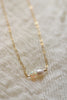 Two Stone Opal Pearl Necklace Necklaces 8.6.4   
