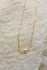 Two Stone Opal Pearl Necklace Necklaces 8.6.4   