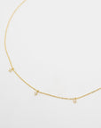 Kristina Five Stone Necklace