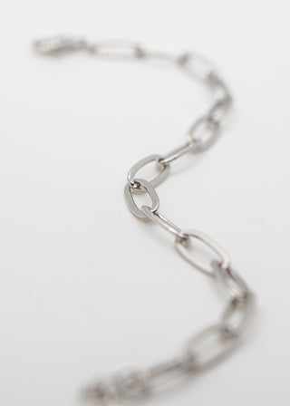 Oval Polished Link Bracelet
