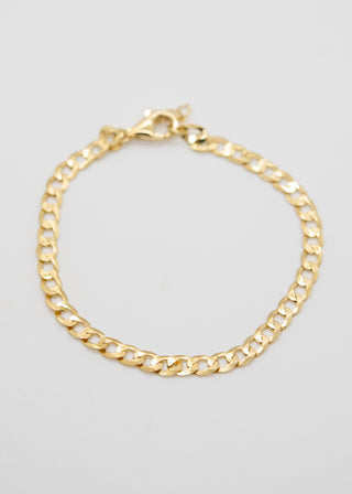 Flat Cuban Chain Bracelet