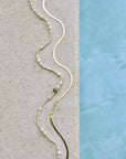Thin Herringbone Necklace