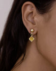 Lela Drop Earrings | Citrine