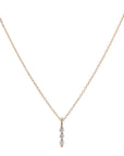 Diamond Stack Necklace | 14K