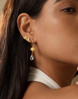 True Self Green Amethyst Studs