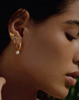True Self Green Amethyst Studs