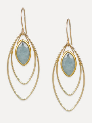 Halley Earrings | Aquamarine