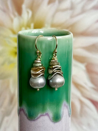 Small Rio Earrings | Ivory Pearl