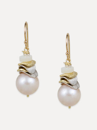 Small Rio Earrings | Ivory Pearl