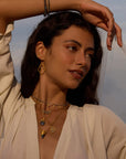 Awaken Intuition Petal Necklace | Labradorite