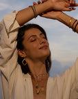 Awaken Intuition Petal Necklace | Labradorite