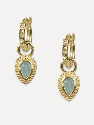 Ellis Charm Huggie Earrings