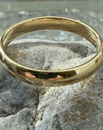 Plain Polished Band Ring | 14K