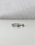 Marquis Rope Ring | Silver