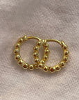 Bubble Huggie Hoops Earrings P&K 12mm  
