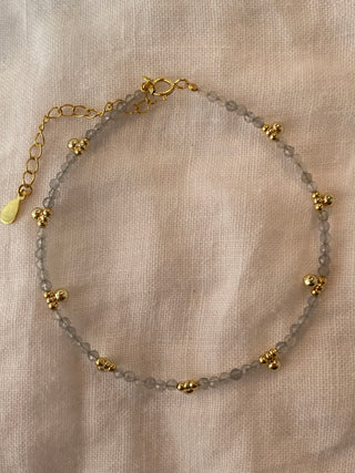 Khaya Beaded Gem Bracelet Bracelets P&K Labradorite  