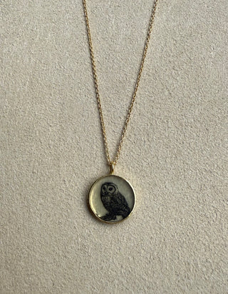 Pendant Necklace | Owl Motif