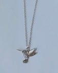 Tiny Hummingbird Necklace