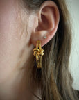 Celine Knot Hoops