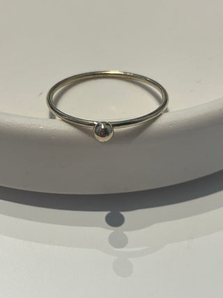 Single Bubble Dainty Ring