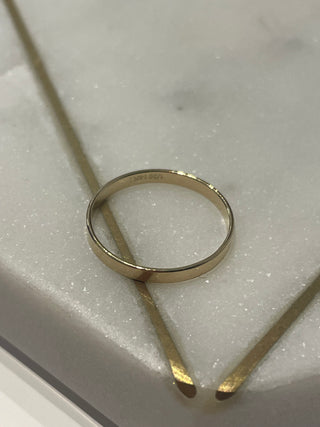 Thin Flat Stackable Ring