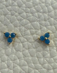 Trinity Prong CZ Studs