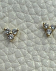 Trinity Prong CZ Studs