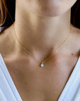 Opal Drop Necklace